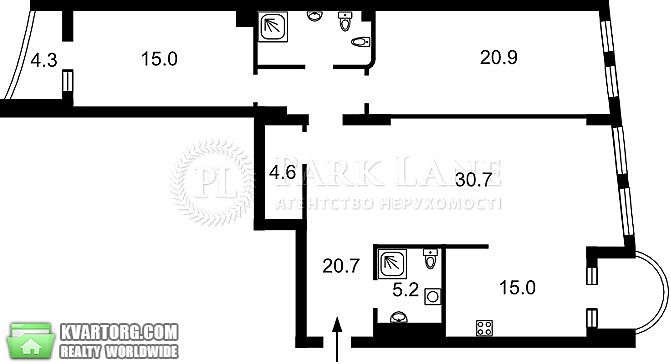 Sell 3-room apartment. Киев, коновальца — photo 2