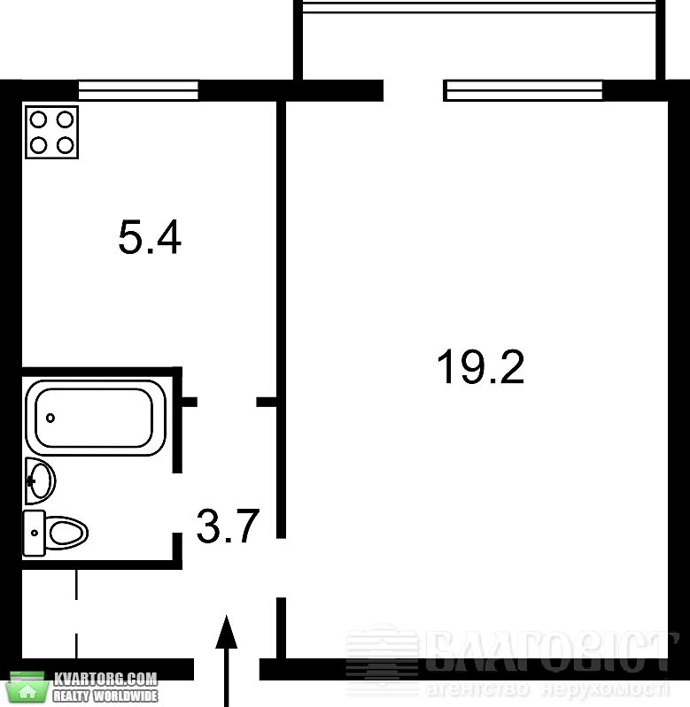Sell 1-room apartment. Киев,  Предславинская — photo 2