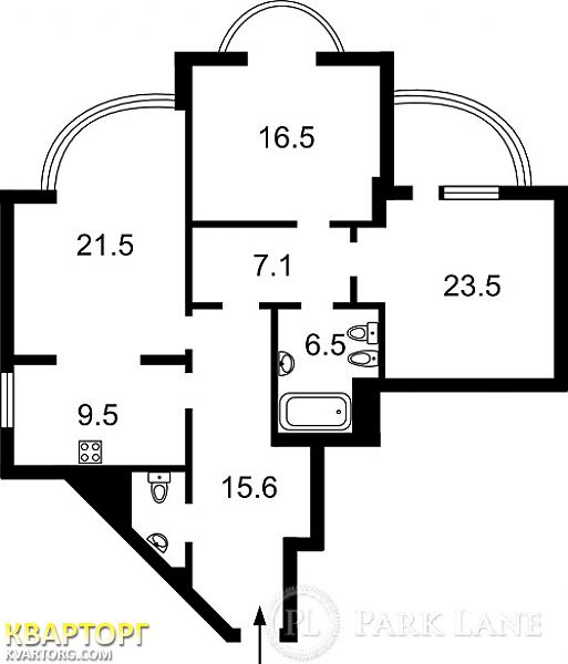 Sell 3-room apartment. Киев,  Вильямса — photo 4