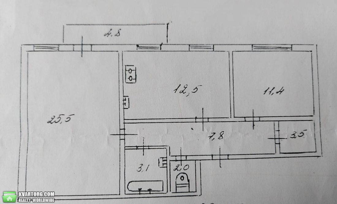 Sell 2-room apartment. Киев, Саксаганского — photo 8