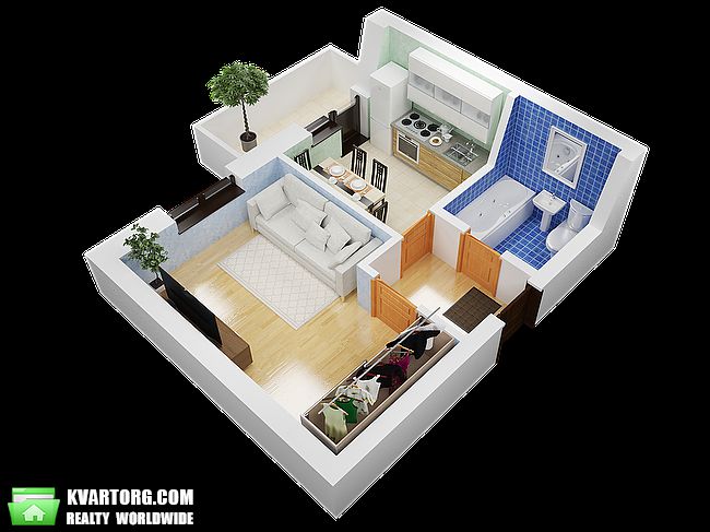 Sell 1-room apartment. Киев,  Вильямса — photo 2