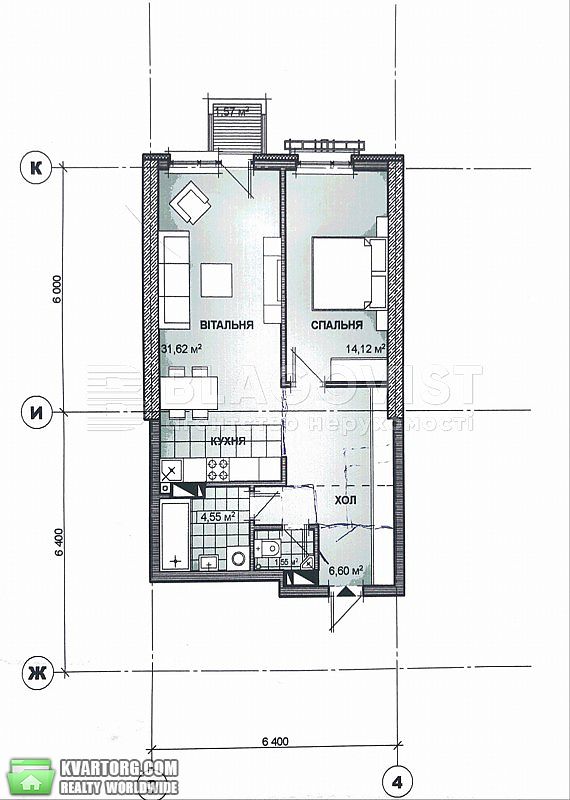 Sell 1-room apartment. Киев,  Победы пр — photo 3
