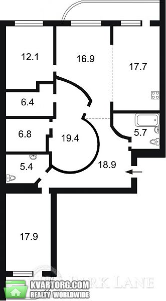 Sell 3-room apartment. Киев, Ахматовой — photo 2
