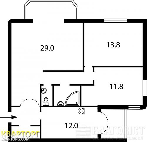 Sell 3-room apartment. Киев, Победы пр — photo 5