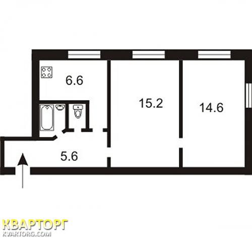 Sell 2-room apartment. Киев,  Киквидзе — photo 3