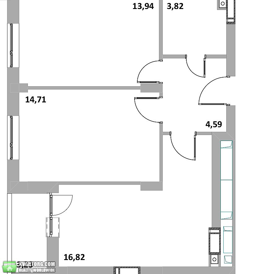 Sell 2-room apartment. Ирпень,  Университетская — photo 3