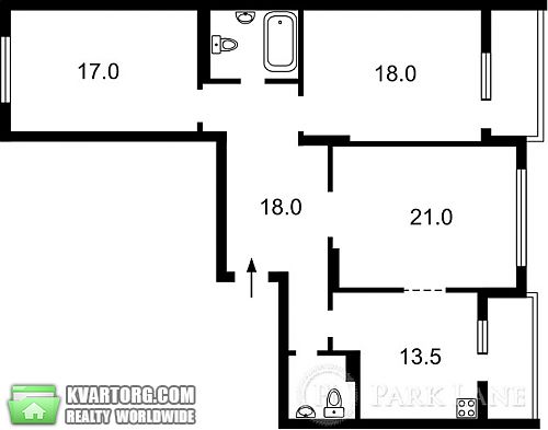 Sell 3-room apartment. Киев, Танковая — photo 2