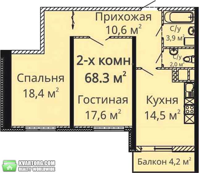 Sell 2-room apartment. Одесса, Среднефонтанская — photo 10