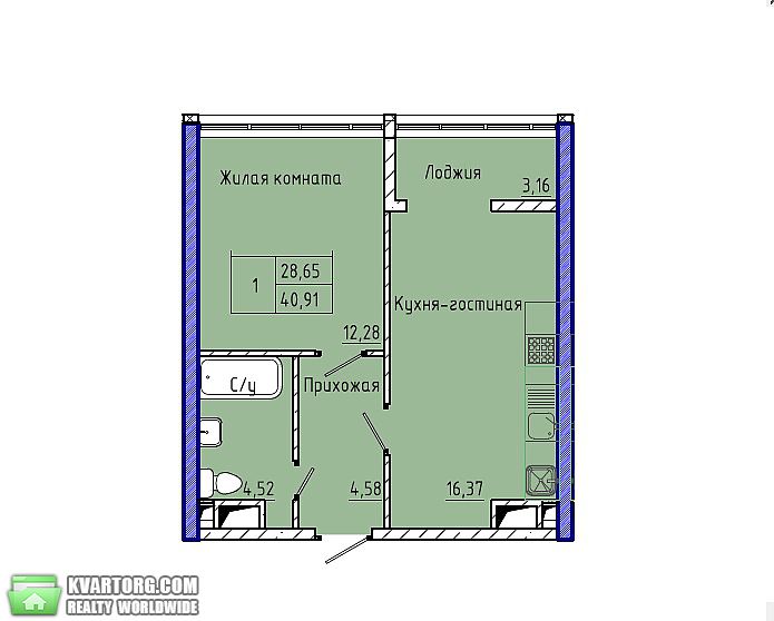 Sell 1-room apartment. Одесса, Каманина — photo 2