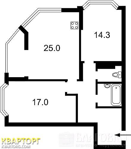 Sell 2-room apartment. Киев,  Ахматовой — photo 2