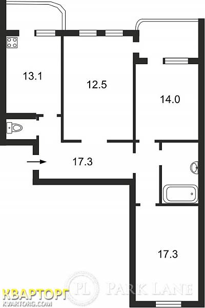 Sell 3-room apartment. Киев,  Княжий Затон — photo 7
