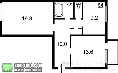 Sell 2-room apartment. Киев, Семьи Хохловых — photo 4