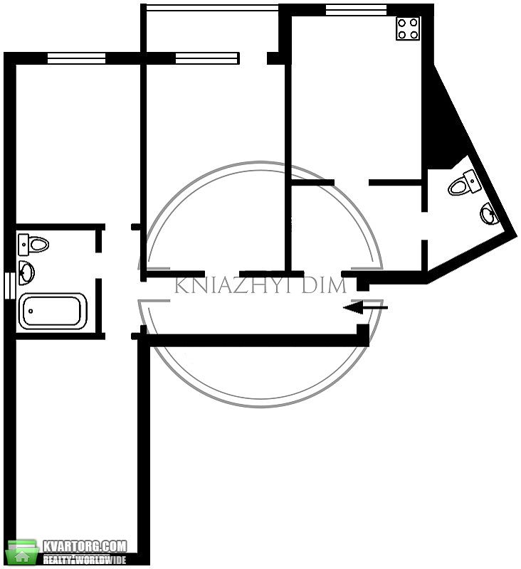 Sell 3-room apartment. Киев,  Григоренко пр — photo 6