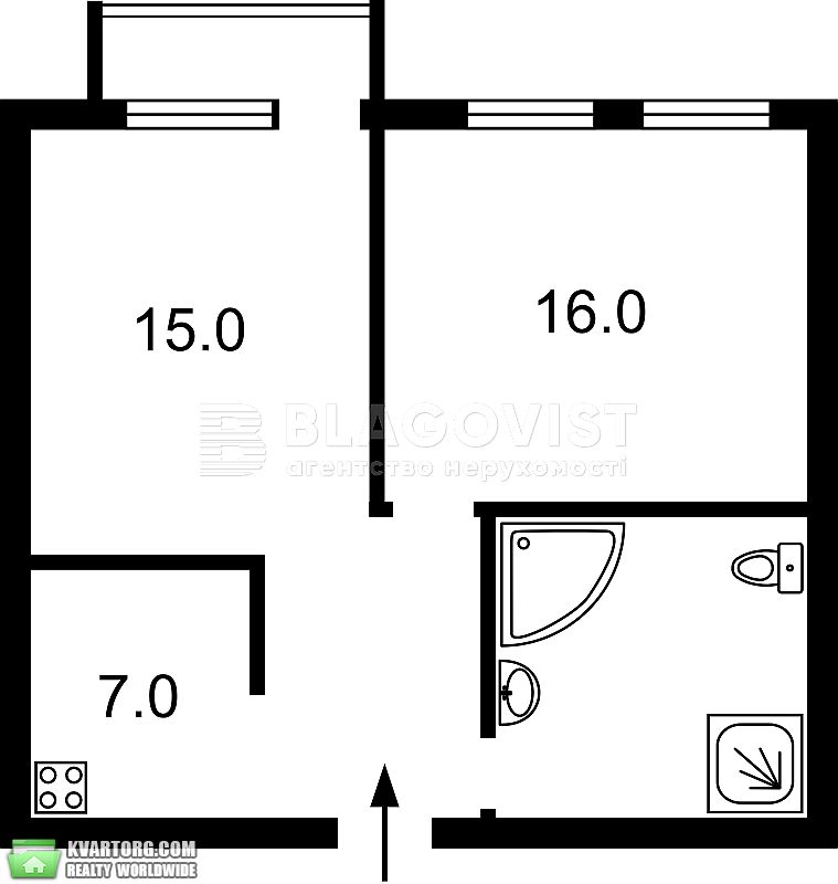 Rent out 2-room apartment. Киев,  Шота Руставели — photo 3
