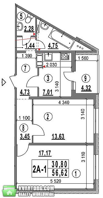Sell 2-room apartment. Киев,  Глушкова пр — photo 2