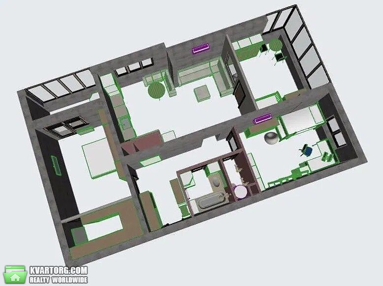 Sell 3-room apartment. Одесса, Жаботинского — photo 6