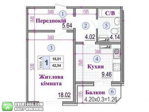 Sell 1-room apartment. Киев,  Ломоносова — photo 3