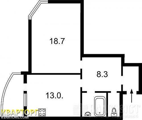 Sell 1-room apartment. Киев, Драгоманова — photo 2