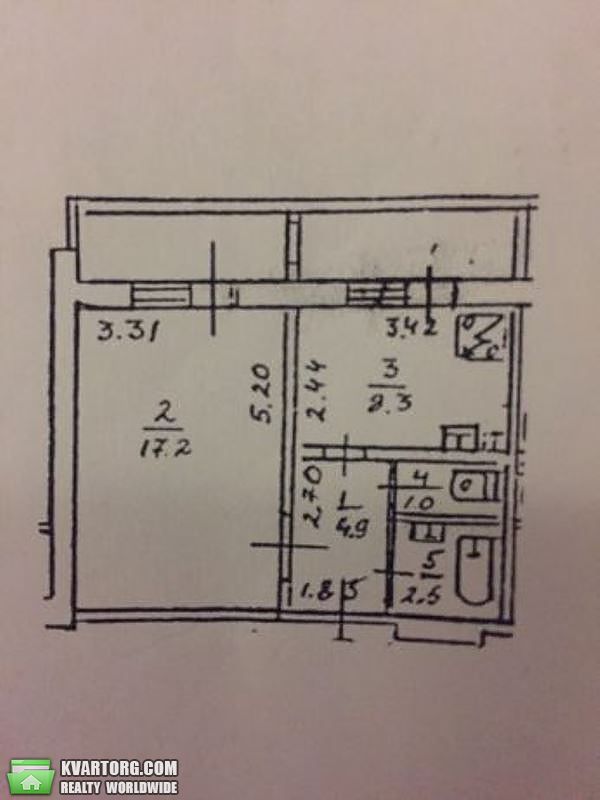 Sell 1-room apartment. Киев,  Бережанская — photo 3