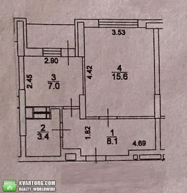 Sell 1-room apartment. Киев,  Крушельницкой — photo 3