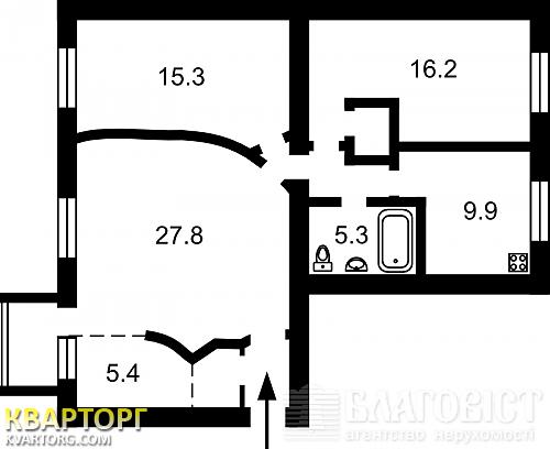 Sell 3-room apartment. Киев,  Лумумбы — photo 2