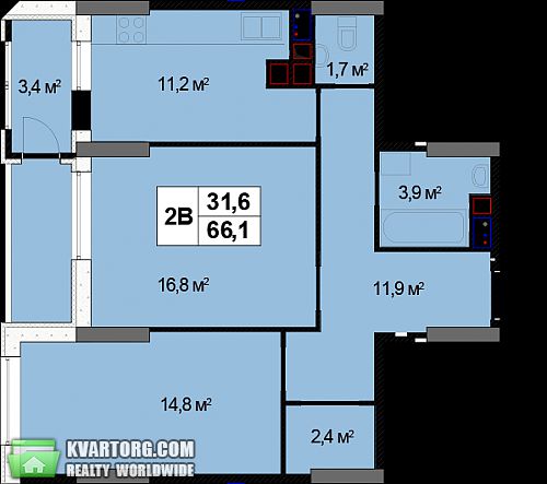 Sell 2-room apartment. Киев,  Механизаторов — photo 6