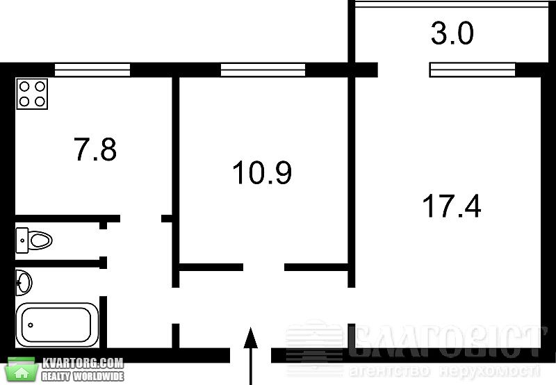 Sell 2-room apartment. Киев,  Автозаводская — photo 3