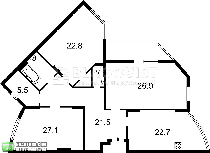 Sell 3-room apartment. Киев,  Коломиевский пер — photo 1