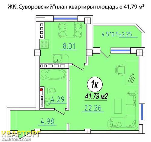 Sell 1-room apartment. Одесса, Генерала Бочарова — photo 3