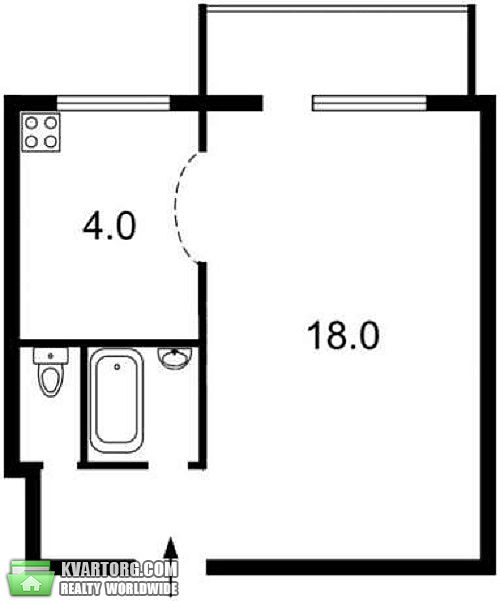 Sell 1-room apartment. Киев,  Бурмистенко — photo 1