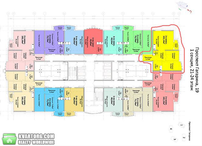 Sell 2-room apartment. Одесса, Гагарина проспект — photo 4