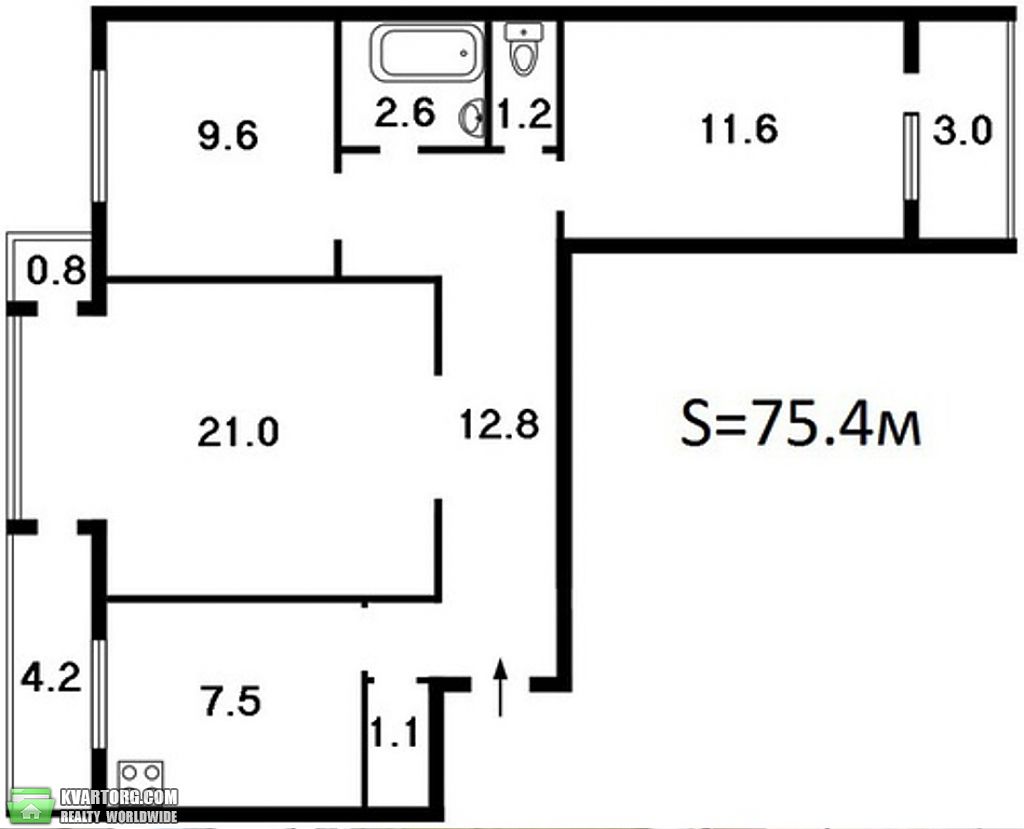 Sell 3-room apartment. Киев, А.Малышко — photo 7