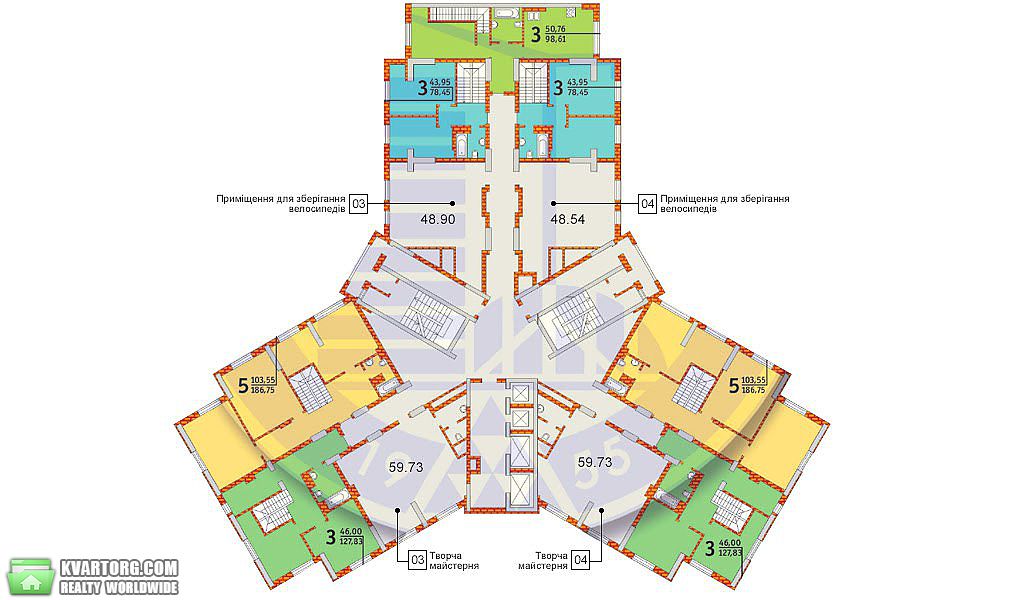 продам 3-комнатную квартиру. Киев,  Академика Глушкова - фото 5