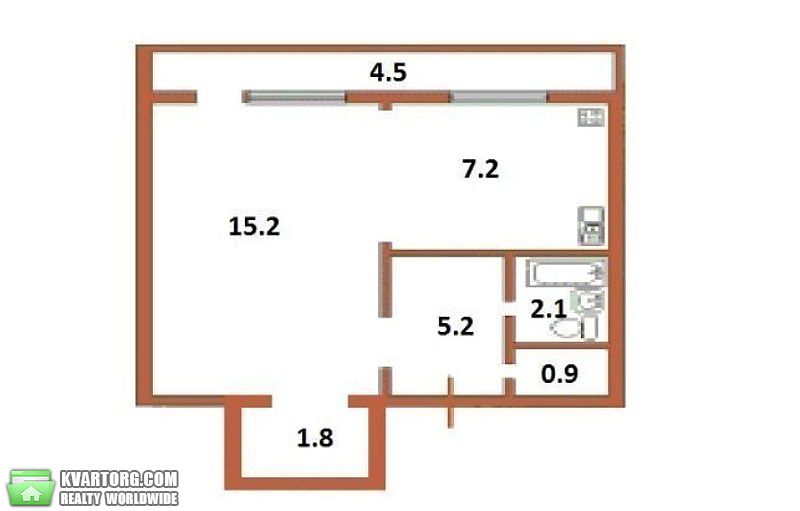 Sell 1-room apartment. Киев,  Кондратюка — photo 3