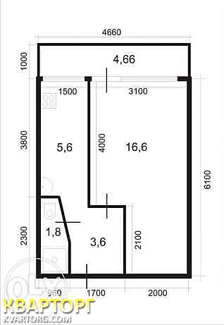 Sell 1-room apartment. Киев,  Шепелева — photo 3