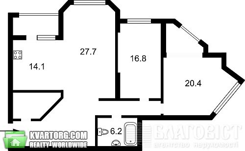 Sell 3-room apartment. Киев, Чавдар — photo 3