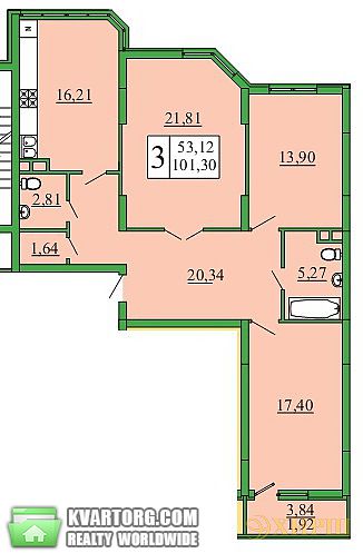 Sell 3-room apartment. Киев,  Ломоносова — photo 3