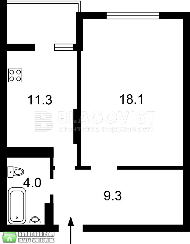 Sell 1-room apartment. Киев,  Андрющенко — photo 10