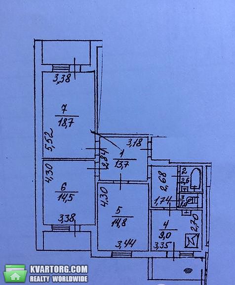 Sell 3-room apartment. Киев,  Ахматовой — photo 9