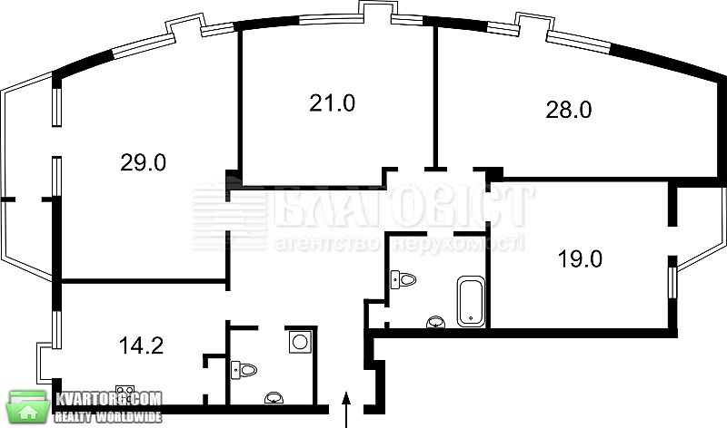 Sell 4-room apartment. Киев,  Ломоносова — photo 6