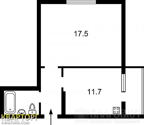 Sell 1-room apartment. Киев, Соломеи Крушельницкой — photo 8