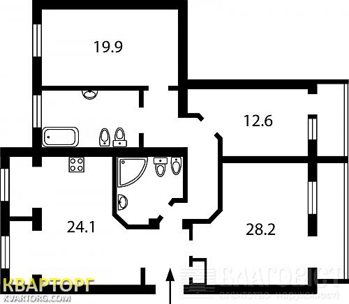 Sell 3-room apartment. Киев,  Тарасовская — photo 2