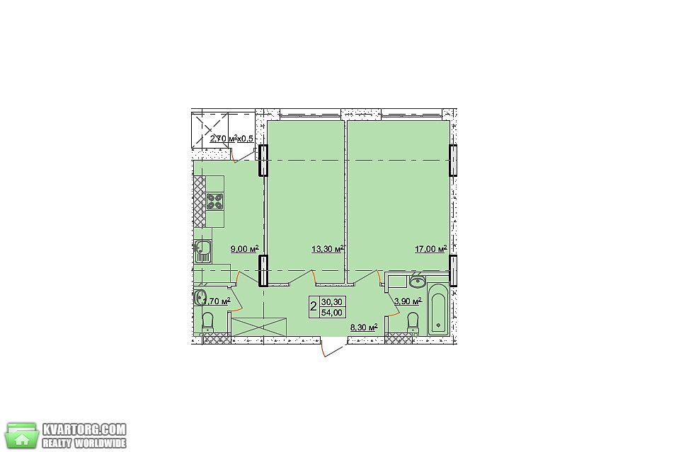 Sell 2-room apartment. Одесса, Долгая — photo 3