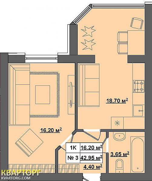 Sell 1-room apartment. Киев, Мира — photo 10