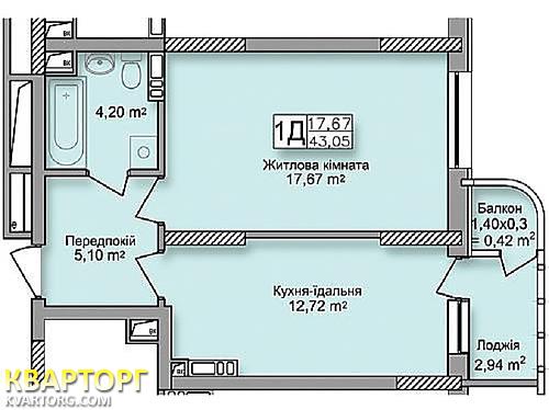 Sell 1-room apartment. Киев, Кондратюка — photo 3