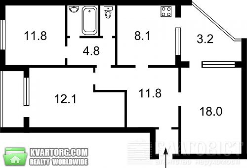 Sell 3-room apartment. Киев, Григоренко пр — photo 5