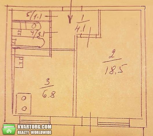 Sell 1-room apartment. Киев,  Воскресенская — photo 8