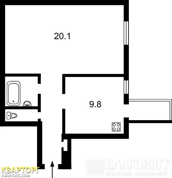 Sell 1-room apartment. Киев,  Ярославов Вал — photo 2