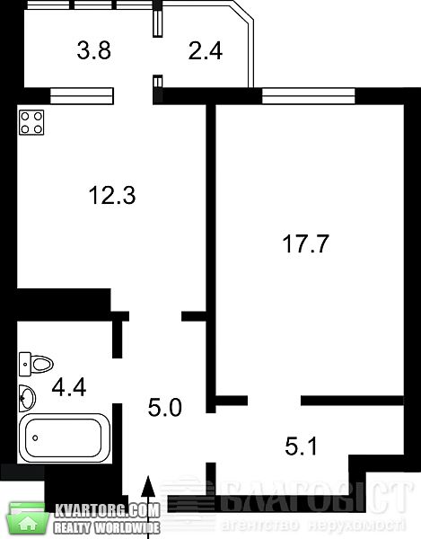 Sell 1-room apartment. Киев, Григоренко пр — photo 2