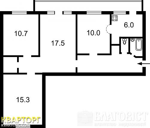 Sell 4-room apartment. Киев,  Окипной — photo 2
